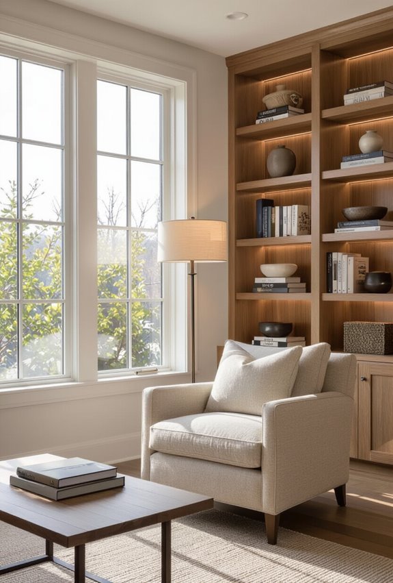 layered lighting for reading