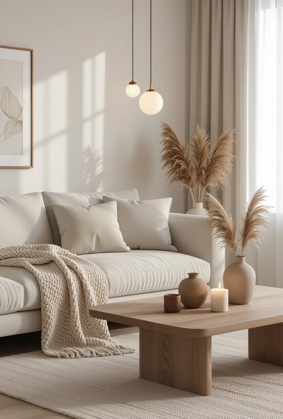 layered lighting for warmth