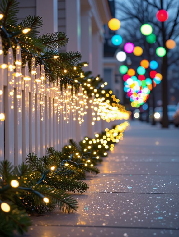 layered lights create depth