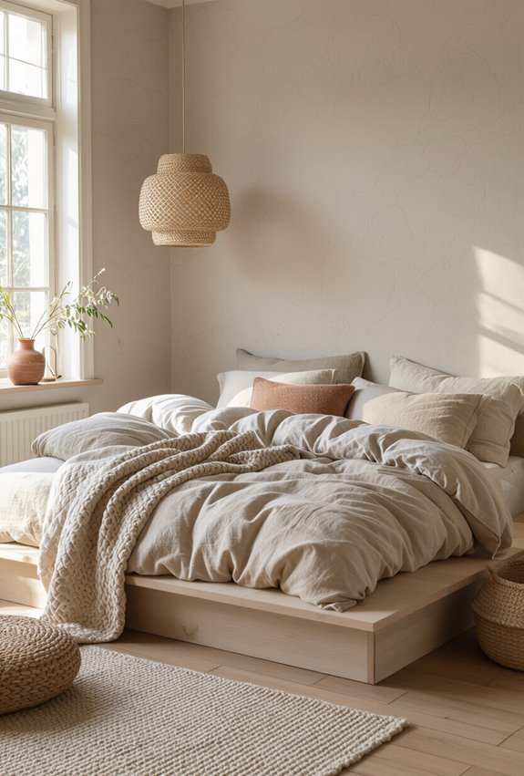 layered mismatched cozy boho