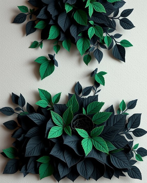 layered nature inspired home decor