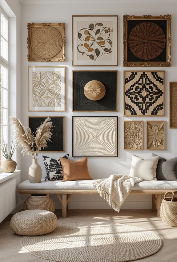 layered patterns and textures