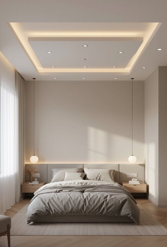 layered pop ceilings enhance depth