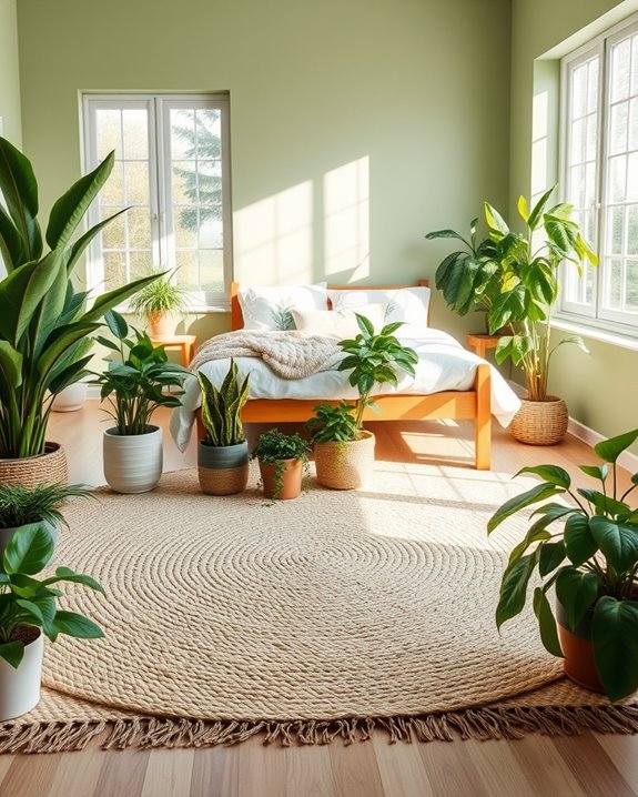 layered rugs for coziness