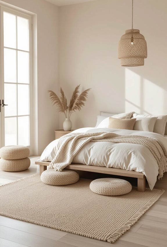layered rugs for cozy depth