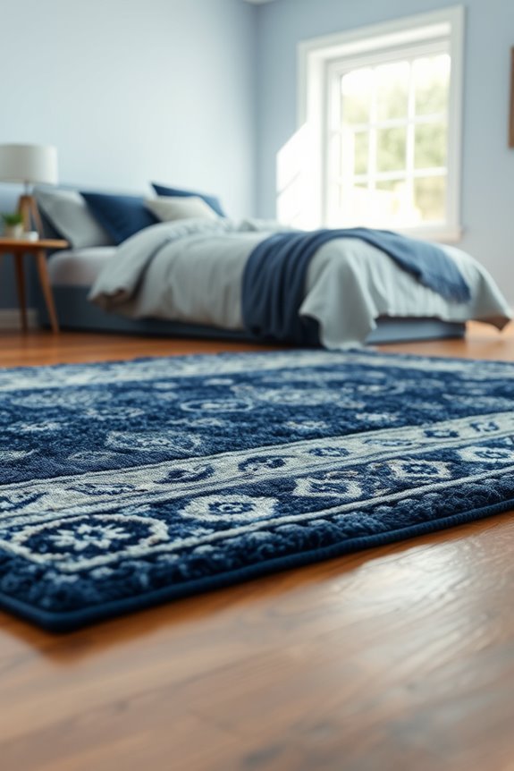 layered rugs for tranquility