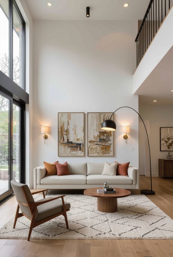 layered sconces spotlights lamps