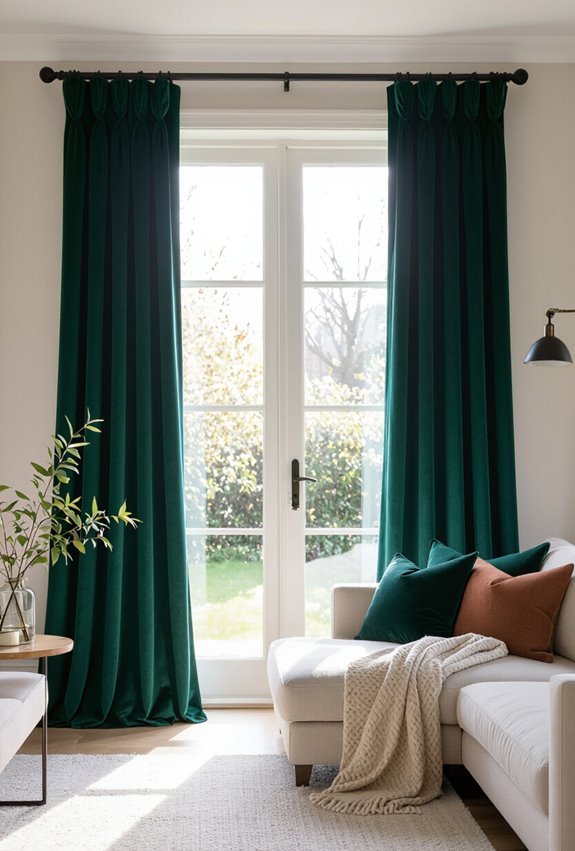 layered sheers with valances