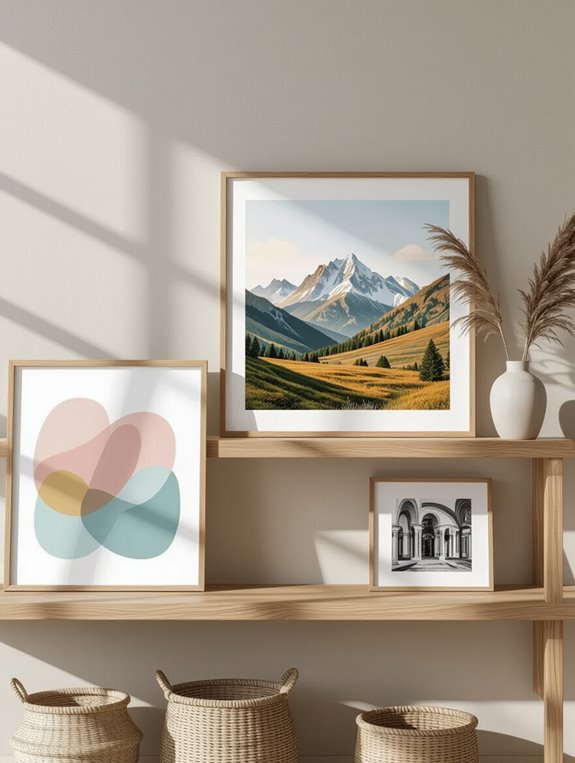 layered shelf display ideas