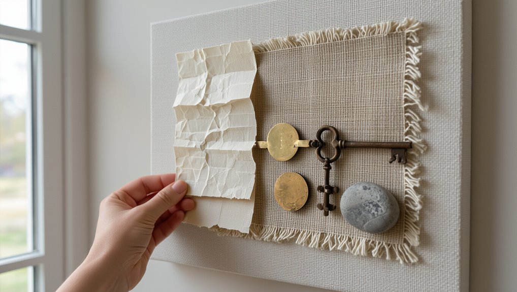 layered tactile dimensional elements