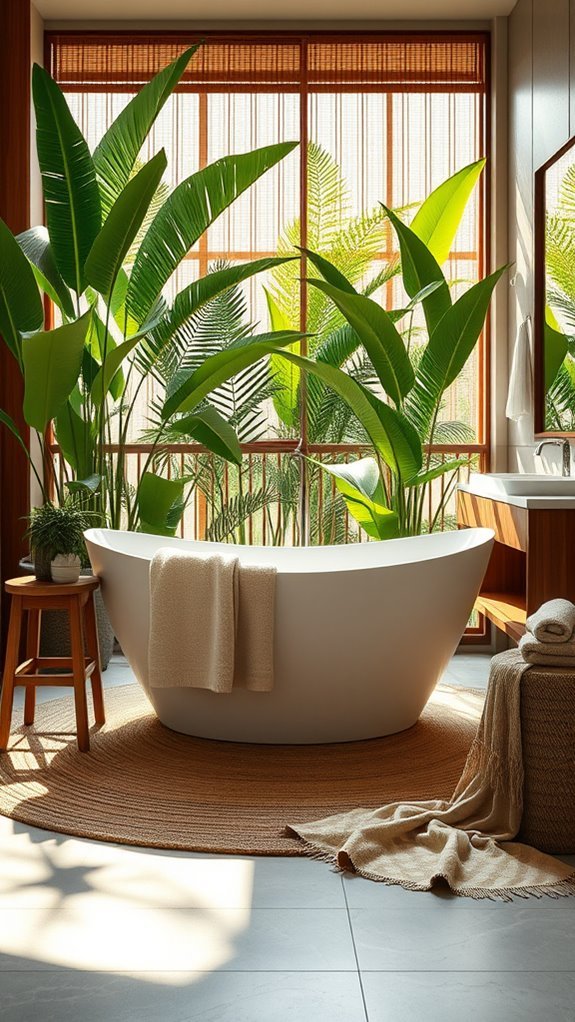 layered textiles create serenity