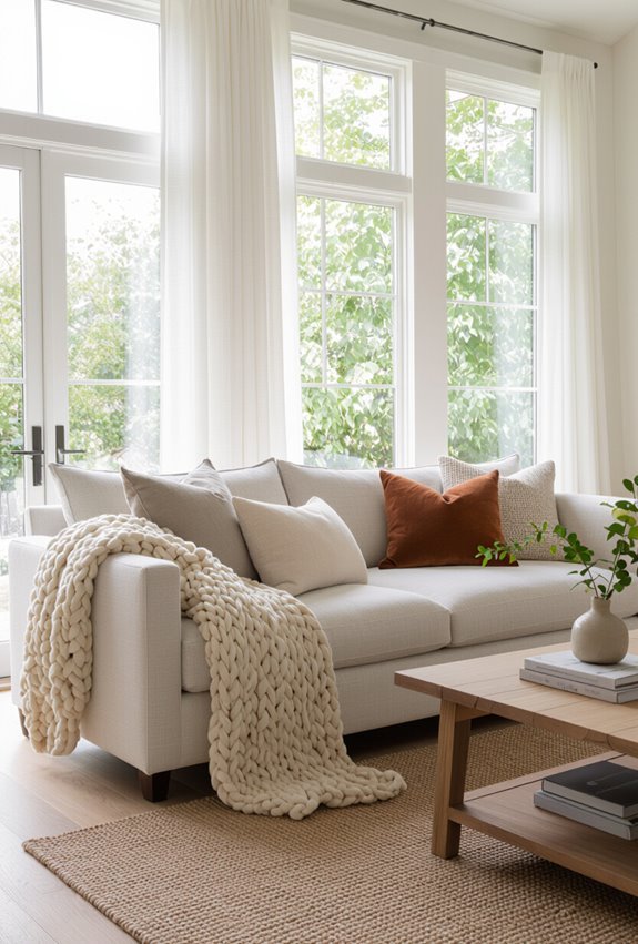 layered textiles for cozy depth