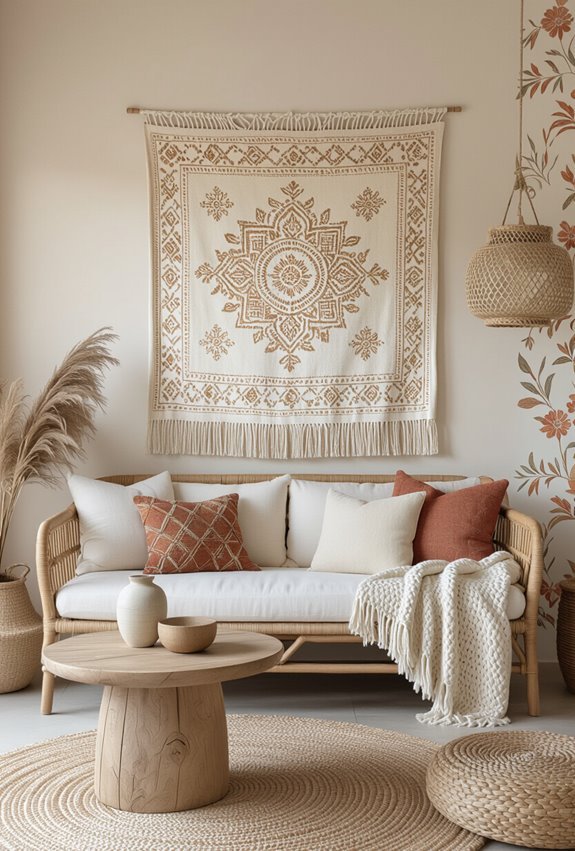 layered textured boho focalities