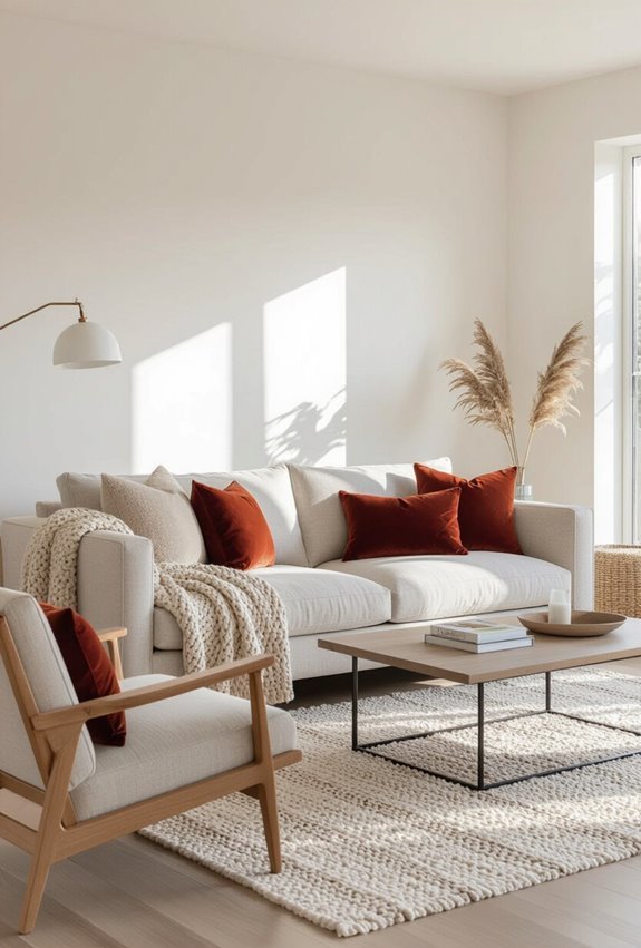 layered textured cozy seating