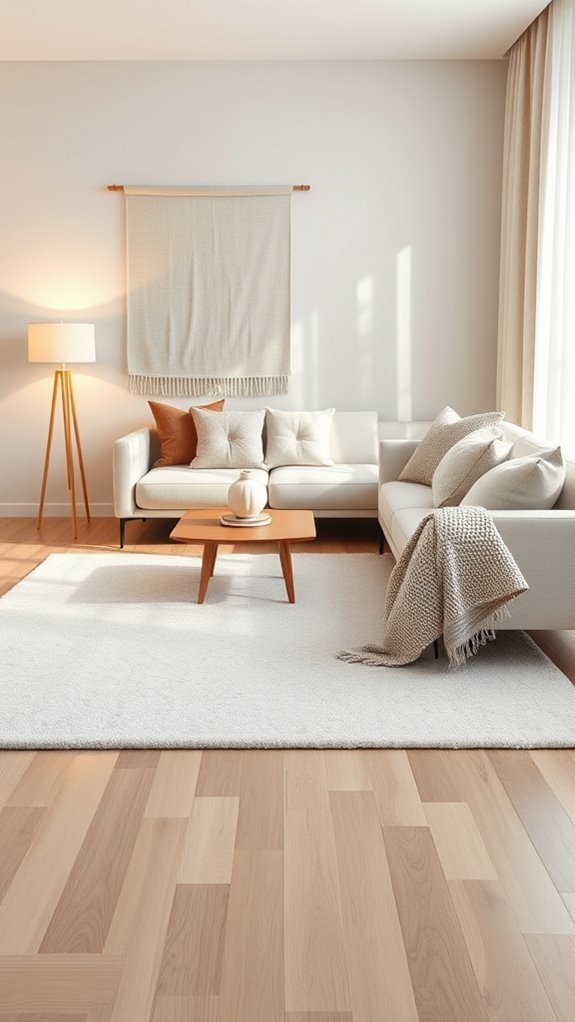 layered textures enhance decor
