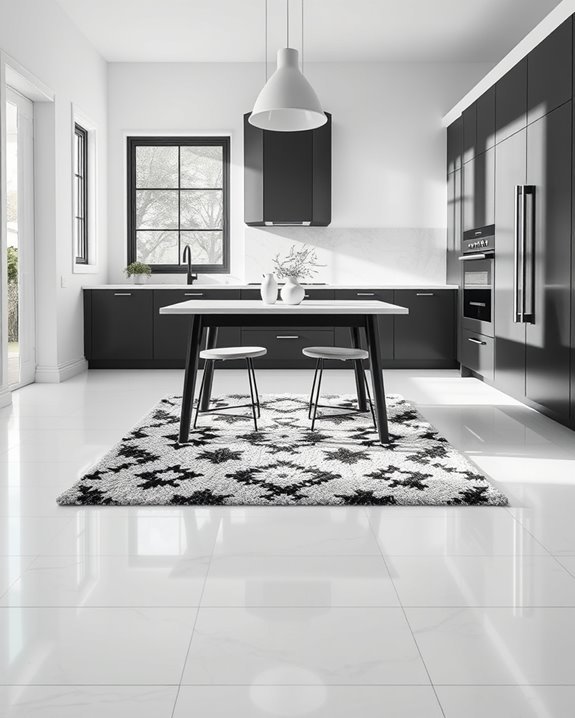 layered textures enhance kitchens