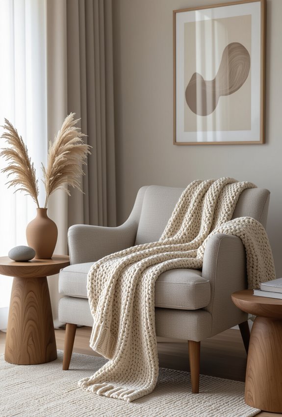 layered textures uncluttered warmth