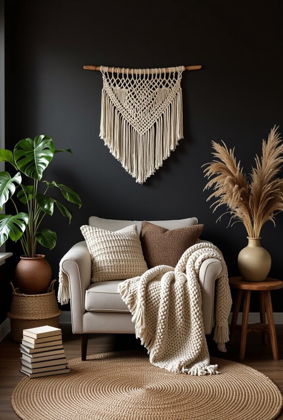 layered textures warm lighting