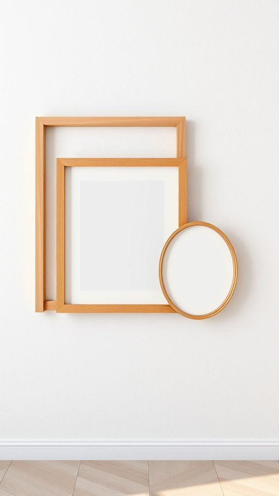 layered wall frame technique