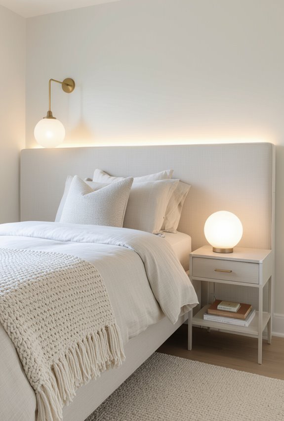 layered warm ambient task lighting
