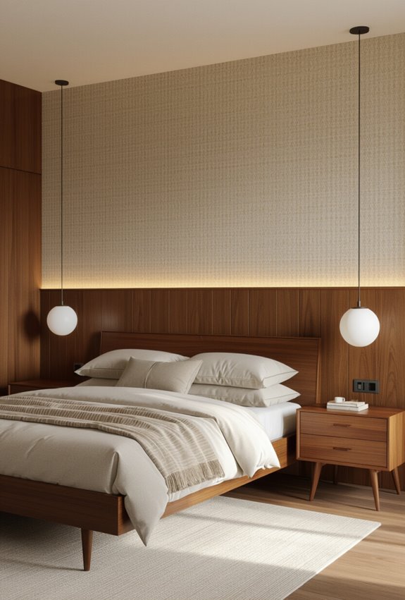 layered wood and wallpaper textures