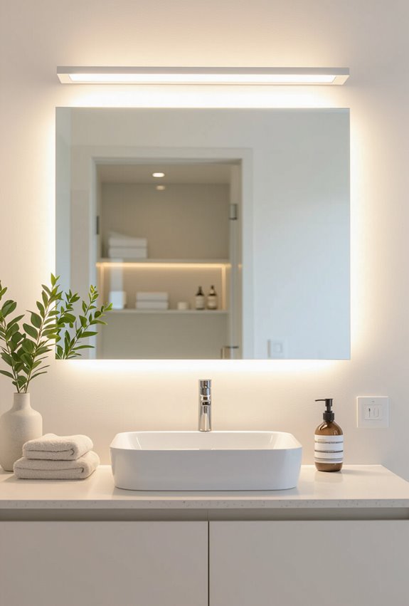 led bathroom fixtures save money