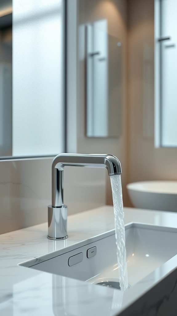 led illuminated bathroom faucet