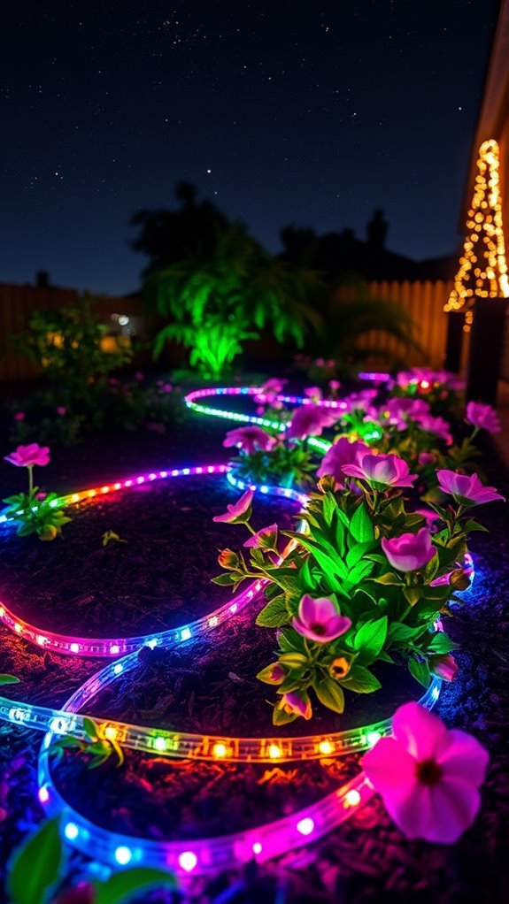 led lighting for flower beds