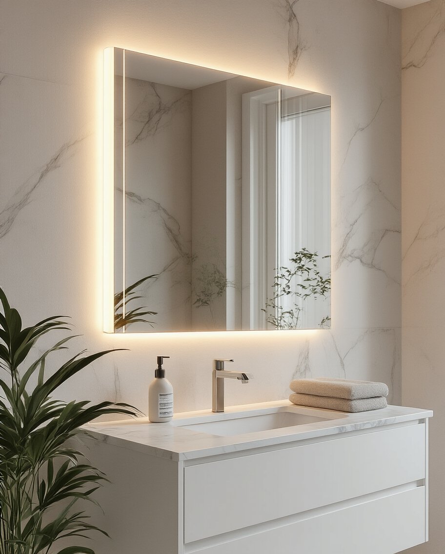 led strips enhance ambiance