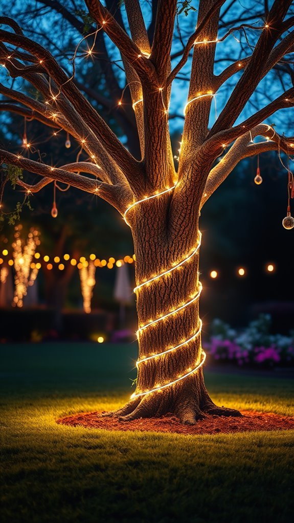 led tree wrapping magic