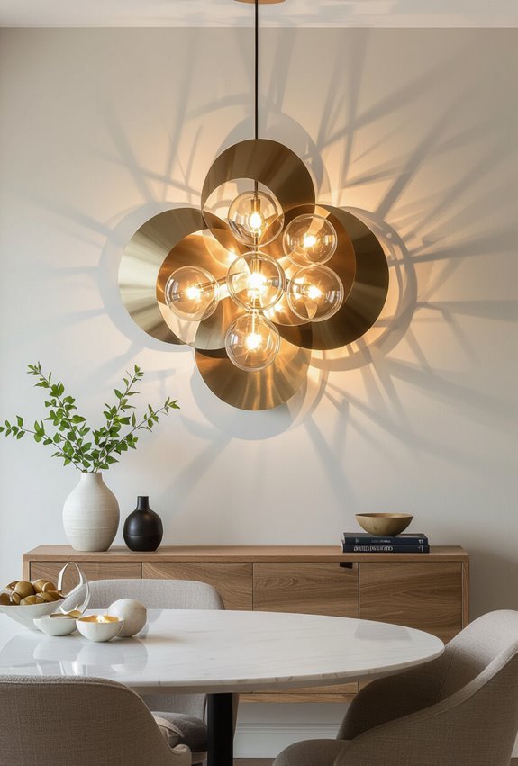 led wall sconces showcase art