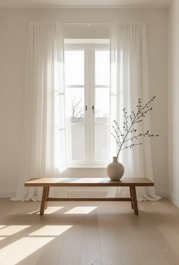 let furniture breathe visually