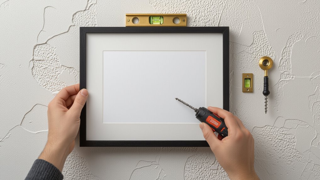 level and secure frame