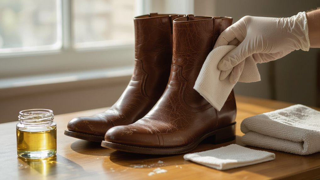 lift paint from leather