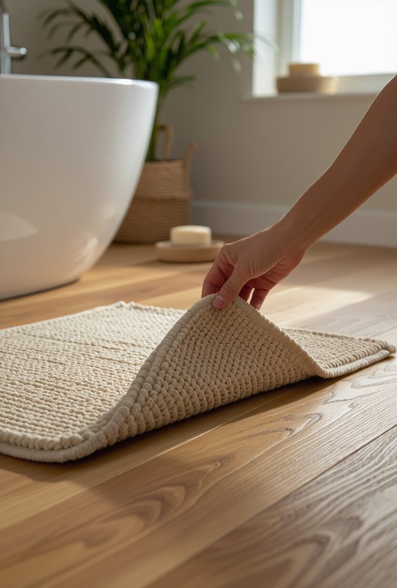 lift rugs let wood breathe
