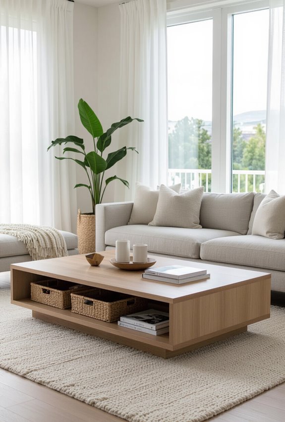 lift top coffee table storage