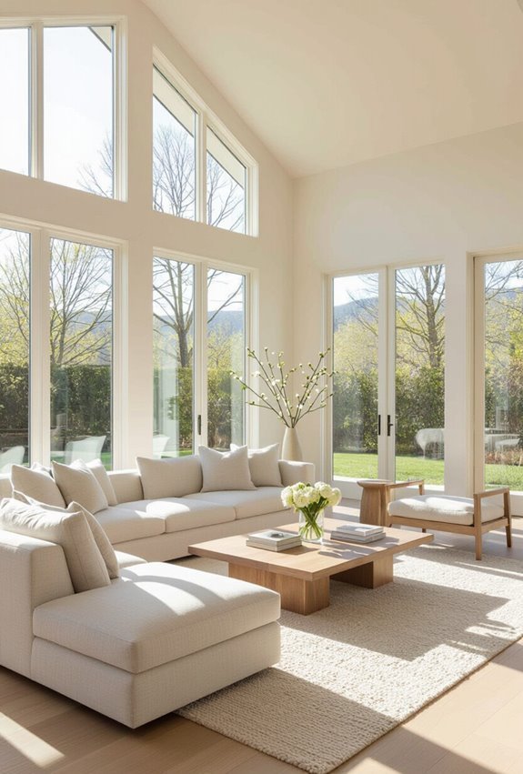 light airy neutral palette