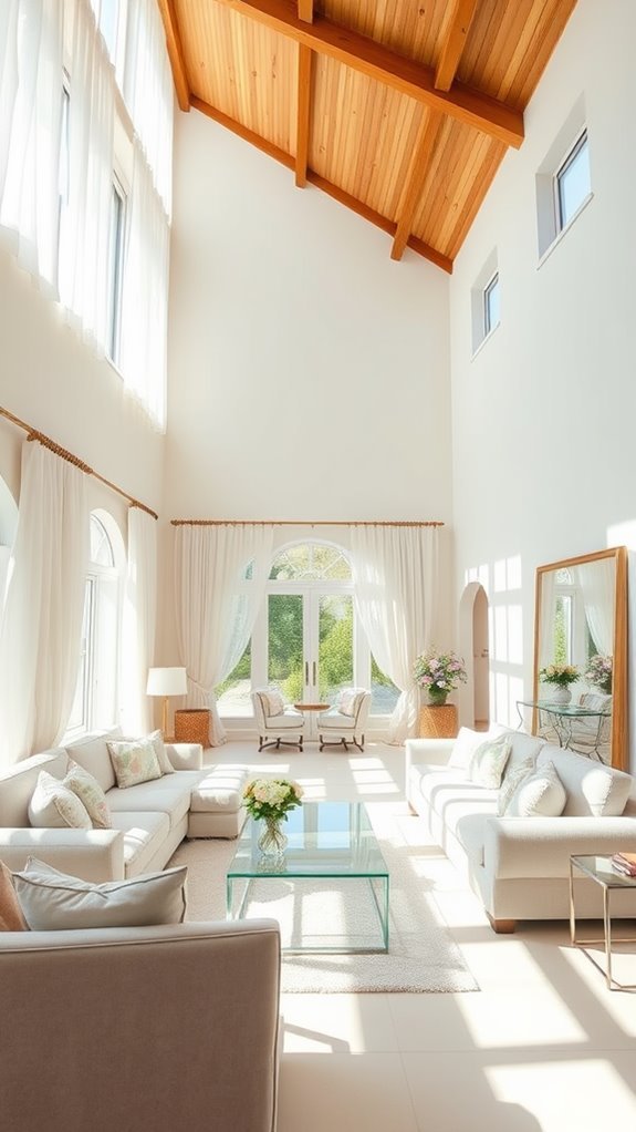 light colored walls recommended