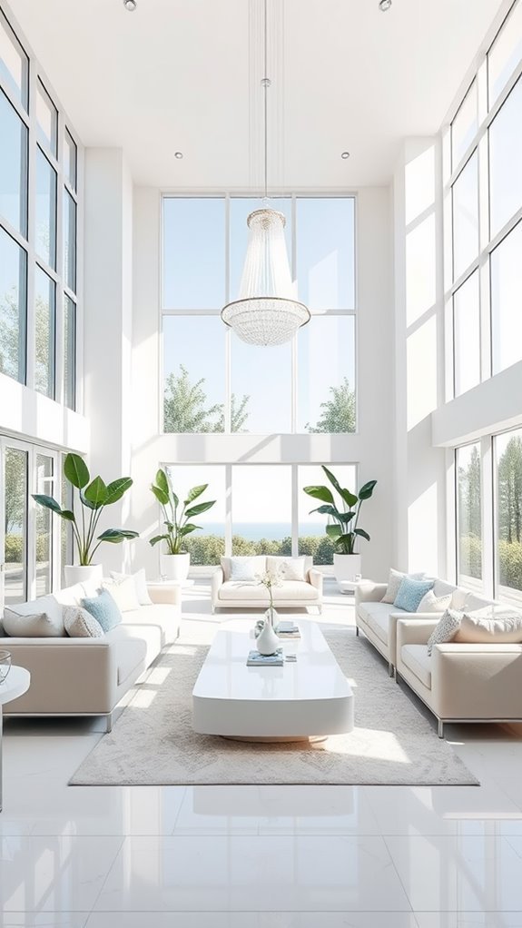 light colors create spaciousness