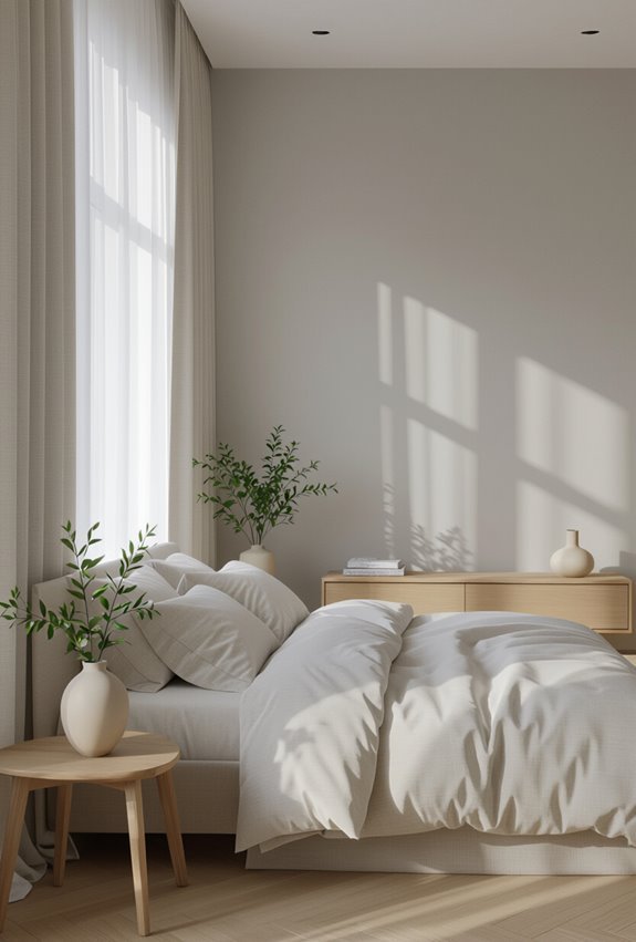 light gray airy modern backdrop
