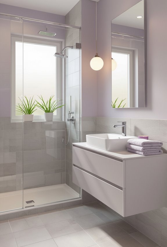 light lavender and gray