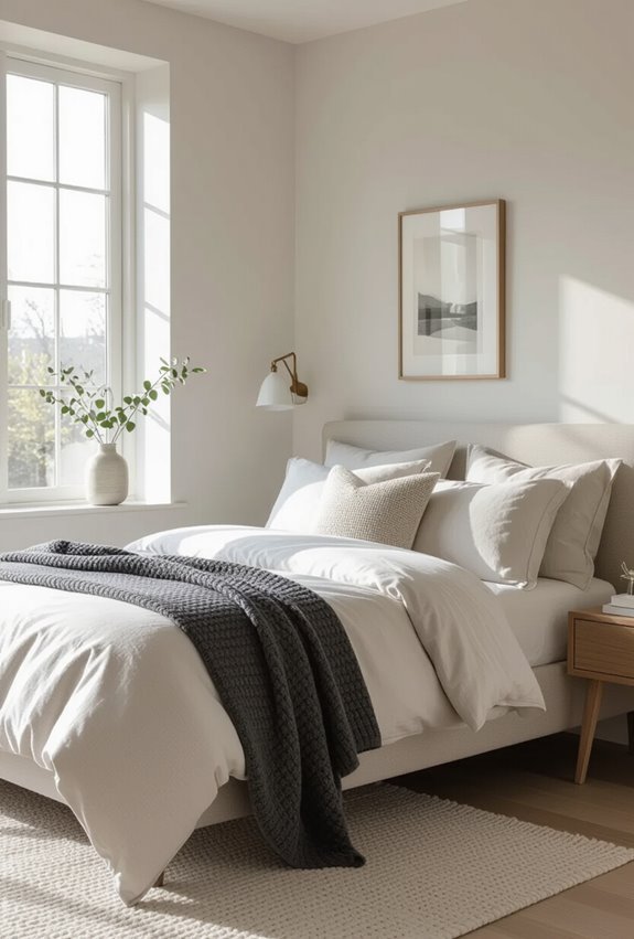 light neutrals bold accents