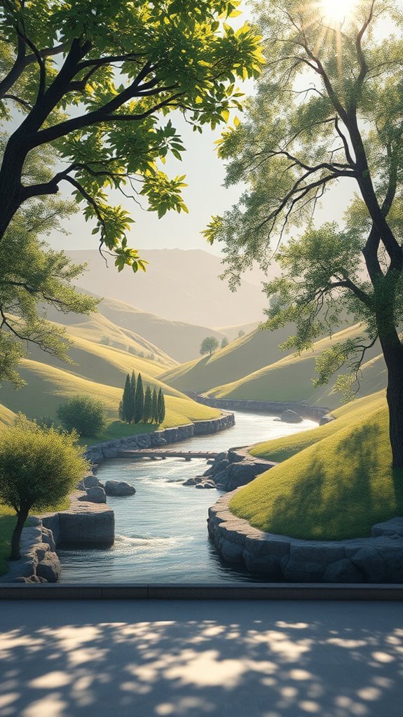 light reflections and shadows