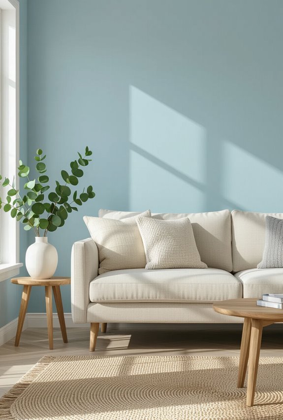 light sky blue opens spaces