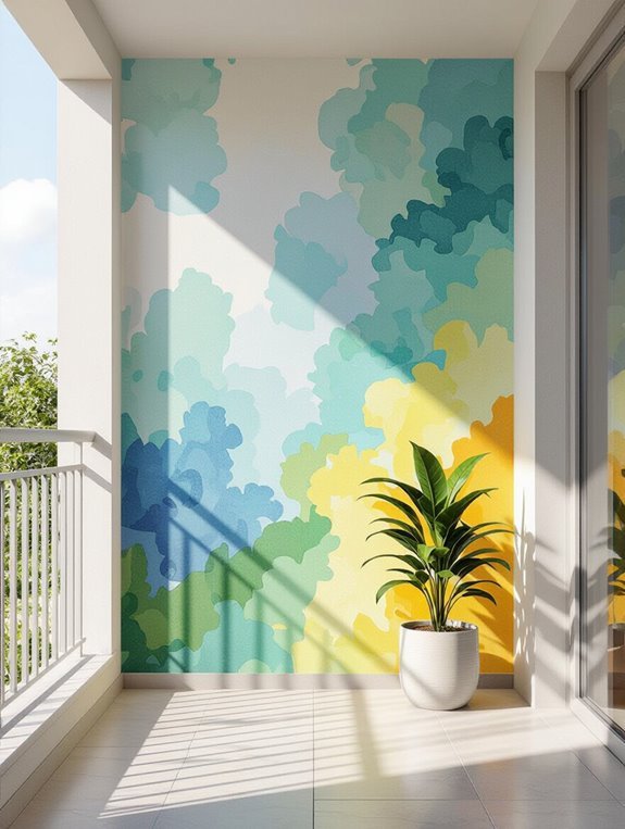 lighting affects acrylic colors