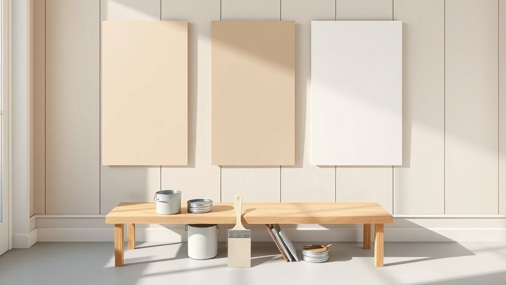 lighting affects panel color