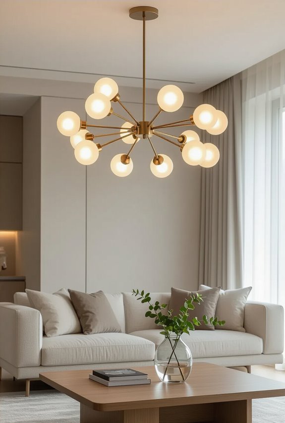 lighting as sculptural focal point