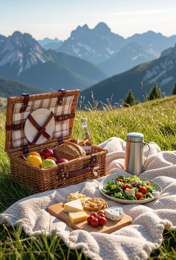 lightweight alpine cookware and snacks