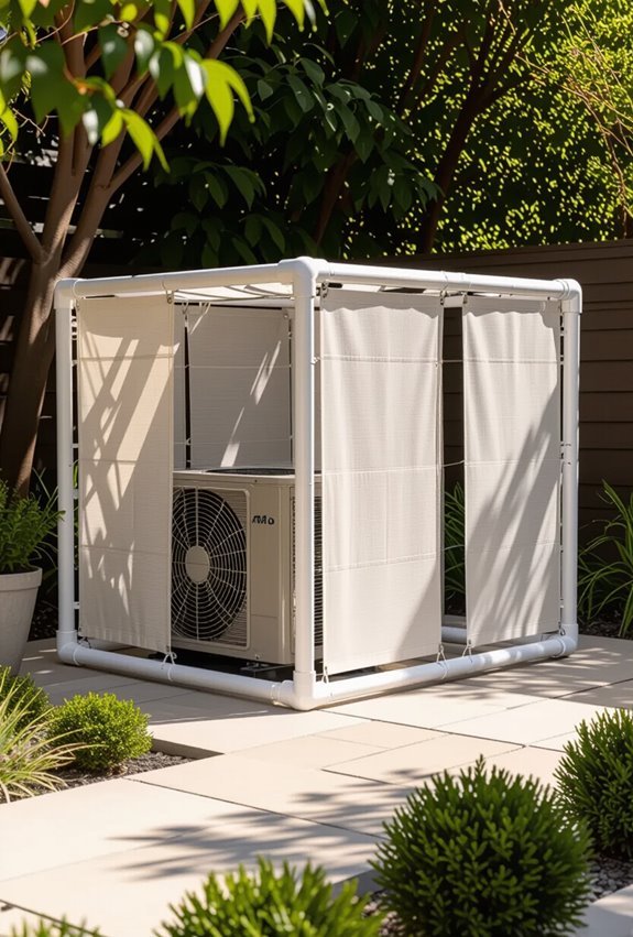 lightweight pvc fabric ac cover