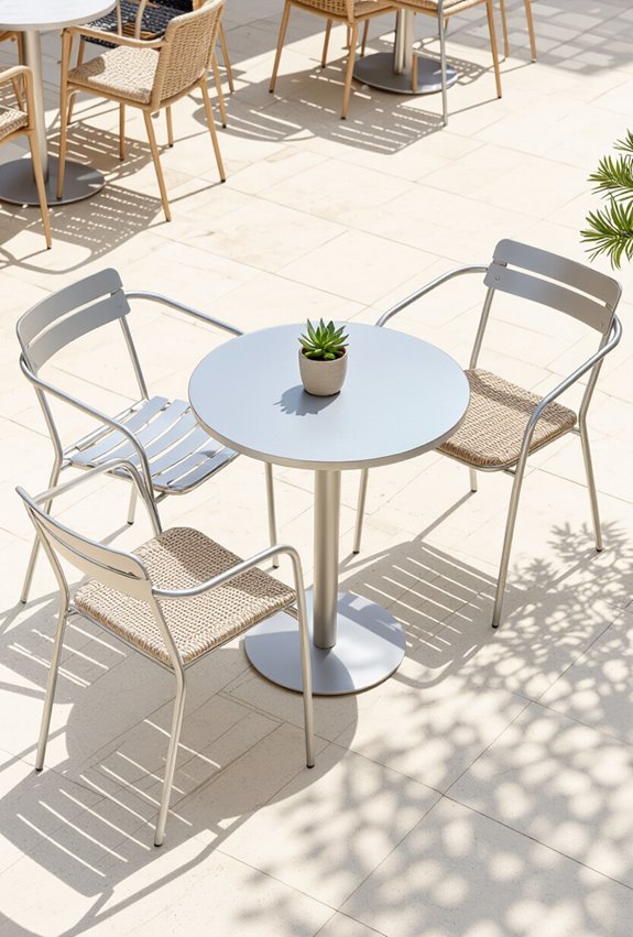 lightweight rust resistant modular seating